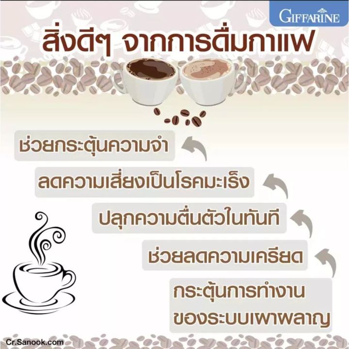 กาแฟโสมกิฟฟารีน-สูตรเดิมโฉมใหม่-coffee-mix-powder-3in1-กาแฟโสม-กาแฟปรุงสำเร็จ-ผสมโสมสกัด-บำรุงสุขภาพให้ร่างกายชุ่มชืน-ชนิดผง20ซอง