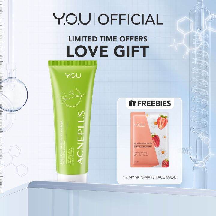 YOU Acne Plus Low Ph Calming Cleanser Anti Pimple Acne Remover Gentle