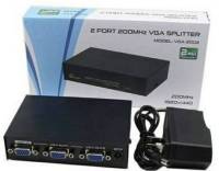 GLINK กล่องแยกจอ VGA Splitter 2 PORT 200MHz รุ่น VGA-2002