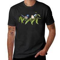 Variegated Fairy-Wrens-โดย Nadya Neklioudova เสื้อยืด