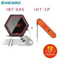 INKBIRD IBT-6XS IHT-1P 2ประเภทสำหรับทำอาหารแบบชาร์จไฟได้เครื่องวัดอุณหภูมิและตัวตั้งเวลาสำหรับเตาย่างเตาอบเนื้อ J35อาหารในครัว