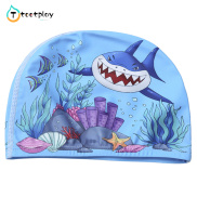 Tootplay mũ đi bơi trẻ em đàn hồi cao bảo vệ tai dễ thương phim hoạt hình