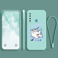 เคส samsung a9 2018 ยางนิ่ม กันกระแทก กันน้ำ กันลื่น ฝาหลัง คลุมเต็มขอบ ไม่เบียด ฟิล์มมือถือ เคสใส่เลนส์ ลายการ์ตูนน่ารัก