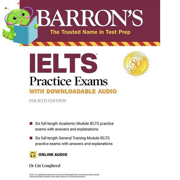 Click ! >>> IELTS Practice Exams (with Online Audio) (Barrons Test Prep)