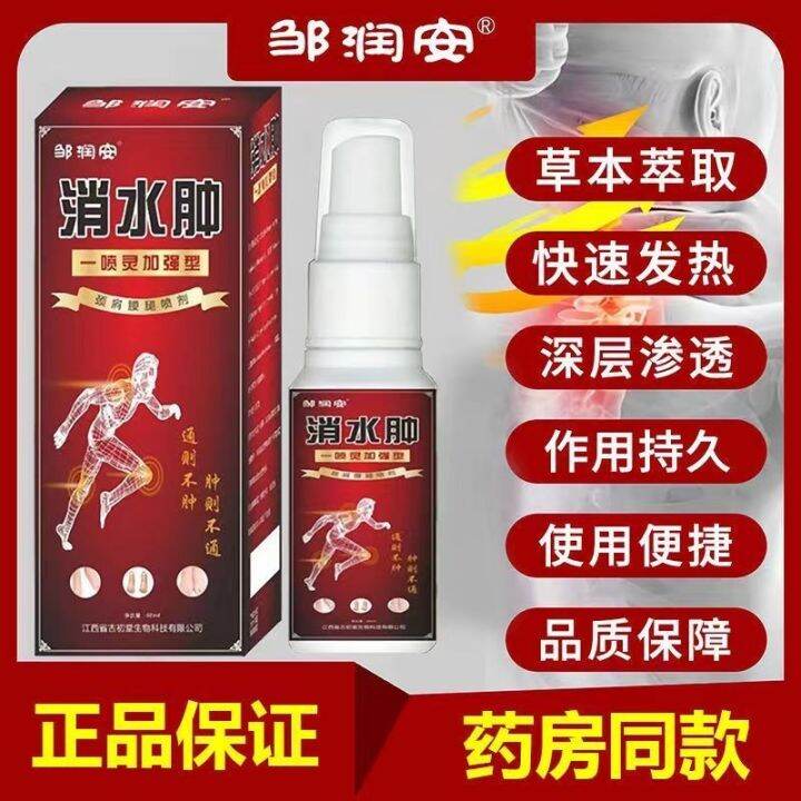 Anti-edema spray foot edema detumescence lower extremity knee whole ...