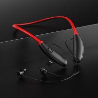 NEW 5.1 Bluetooth Wireless Earphones Magnetic Neckband Earbuds IPX5 Waterproof Sport Music Headset Headphones TF Card 200 Hours