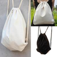 【✲High Quality✲】 ding26992525811481 กระเป๋าเชื่อกของกระเป๋าเป้สะพายหลังกระเป๋าผ้าใบสตรีถุงกระสอบถุงช้อปปิ้งกระเป๋านักเรียนสำหรับวัยรุ่นสำหรับแข็งแรงของเด็กผู้หญิงสีดำสีขาว20