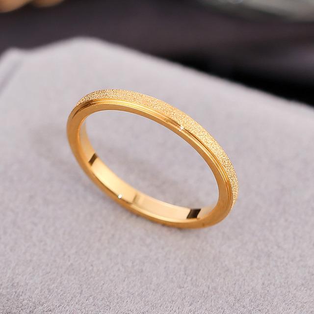 wholesale-high-quality-scrub-titanium-steel-rings-for-women-2-mm-width-finger-rings-gift-girl-fashion-party-jewelry