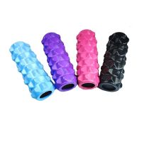 ☫ New solid tooth yoga column floating point massage stick foam shaft muscle relaxation roller Langya manufacturer