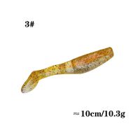 New Large Two-color Luya Multi-section Bait T-tail Bionic Soft Bait Fake Luya Fake Fishing Bait Artificial Swing AccessoriesLures Baits