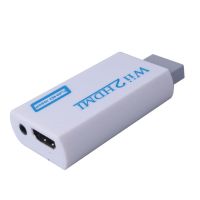 สาย Wii2HDMI WQMZ สำหรับ PC 3.5มม. สำหรับ Wii FullHD 1080P อะแดปเตอร์แปลงเป็น HDMI