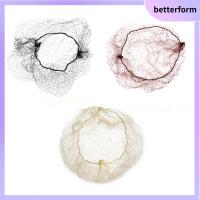 BETTERFORM 20/40 Pcs แฟชั่นผู้หญิง ขอบยางยืด เครื่องประดับผม ตาข่ายคลุมผมที่มองไม่เห็น ตาข่ายวิกผมตาข่าย บัลเล่ต์ Snood ขนมปังหน้าปก