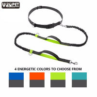 Hands Free Dog Leash Waist Running Belt For Dog Dual Handles Leash Reflective Strip Pet Trainning Rope For Medium Large Dogs