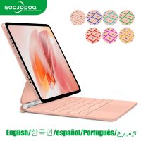 GOOJODOQ สำหรับ Ipad Pro แป้นพิมพ์มายากล11นิ้ว4Th/3Rd/2Nd/1St Gen Ipad 5Th อากาศ4Th รุ่นที่วางคีย์บอร์ดบลูทูธลอย