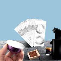 100PCS 62MM Disposable Coffee Capsule Seals Foils Cream Foam Coffee Filter Lid Sticker for Vertuo