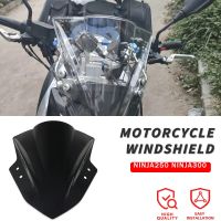 Ninja250 300 400กระจกรถจักรยานยนต์กระจกบังลมสำหรับคาวาซากิ Ninja250 300 2013 2014 2015-2018 Ninja400 400นินจา2019-2020