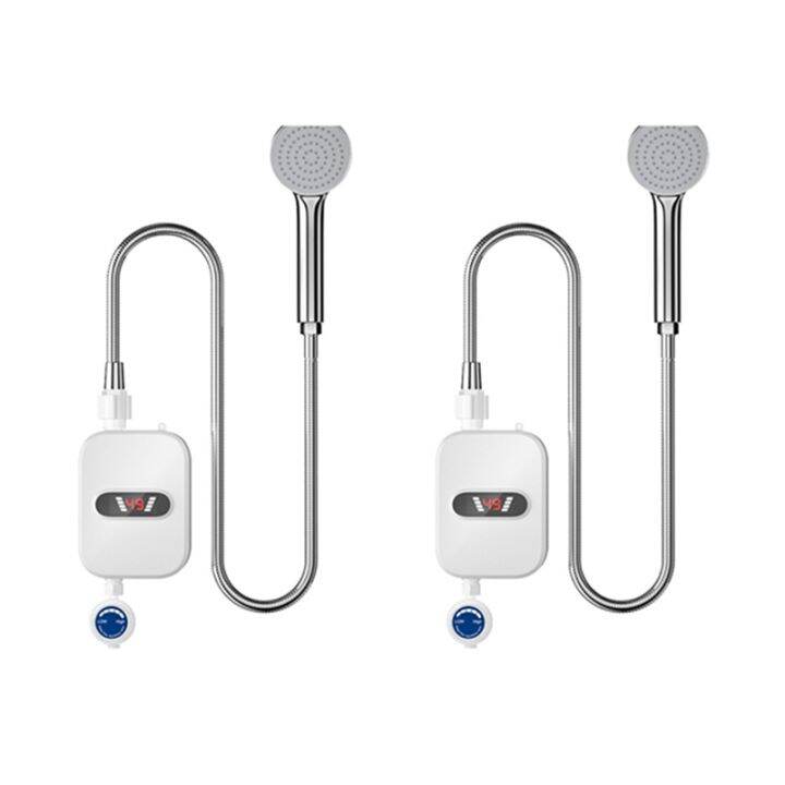 2X Instant Water Heater Shower 220V Bathroom Faucet Hot Water Heater