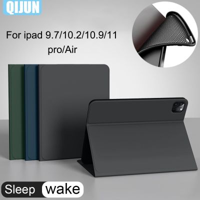 【DT】 hot  Smart Sleep wake Case for Apple iPad Pro 9.7 2016 Skin friendly fabric protect cover adjustable stand fundas A1673 A1674 A1675