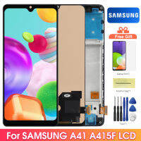 การเปลี่ยนหน้าจอ A415 TFT,สำหรับเหมาะสำหรับ Samsung Galaxy A41 A415 A415F จอแสดงผล LCD Touch Screen Digitizer พร้อมการเปลี่ยนกรอบ