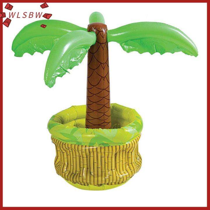 WLSBW Outdoor Fun Palm Tree Pool Party Drinks Summer Swimming Coconut