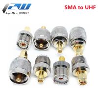 1 Pcs UHF-SMA Adpater SMA Male Female to UHF PL259 Male Female SO239 Plug RF Coaxial Adapter Connector Radio UHF-JK to SMA-JK