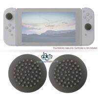 Silicone Anti-slip Analog Thumb Stick ThumbStick Grip Caps Cover For Nintendo Switch &amp; Switch Lite NS Joy-Con Controller (Grey 1 Pair) ซิลิโคนอนาล็อก [จุกยาง] สีเทา