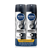 NIVEA ฟอร์เมน อินวิซิเบิ้ล ฟอร์ แบล็ค แอนด์ ไวท์ สเปรย์  150 มล. แพ็คคู่