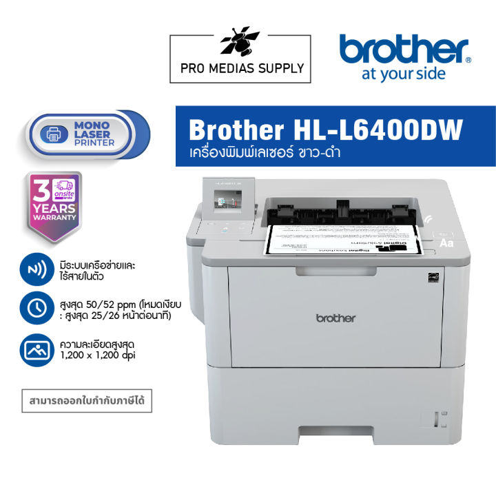 brother-hl-l6400dw-เครื่องพิมพ์เลเซอร์-ขาว-ดำ