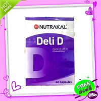 Free and Fast Delivery Nutrakal Deli D Vitamin D3 1,000 IU Vitamin D 3 60 Capstel