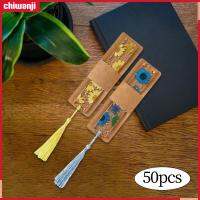 ที่วางแขนคั่นหนังสือ50ชิ้นของ Chiwanji สำหรับอุปกรณ์บรรจุภัณฑ์ทำเครื่องประดับ