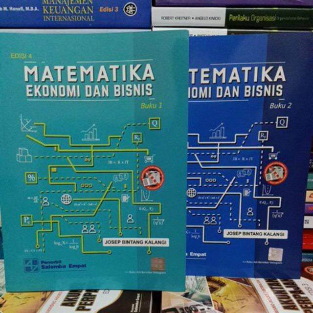 BUKU MATEMATIKA EKONOMI DAN BISNIS EDISI 4 BUKU 1 DAN 2 - JOSEP BINTANG ...