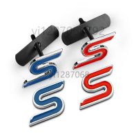 Hot New 1pc 3D Metal S Letters Badge Emblem Car Sticker Front Grille for FORD Auto Accessories