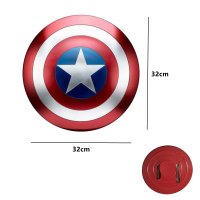 Metal Iron Shield Role-playing Props, Marvel Large Superhero Pendant Shield, Halloween Wall Decorations