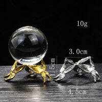 ผีเสื้อ Moth คริสตัลบอลขาตั้งจอแสดงผล Divination การถ่ายภาพ Lensball ฐาน Magic Sphere Globe Shell อัญมณี Home Decor-serfgfdtr