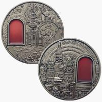 【CW】✢✉♦  2012 Palau Kremlin Architecture Ancient Commemorative Medal 40mm Coin Commemoration Russia