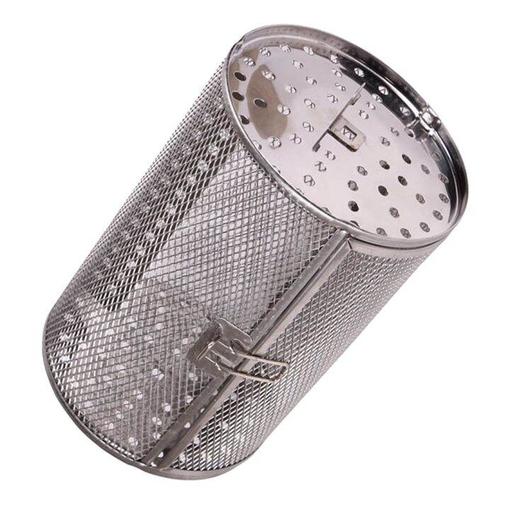 Basket Rotisserie Grill Oven Roaster Cage Drum Air Bbq Steel