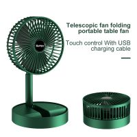 ✐❦ Folding Retractable USB Charging Fan Portable Mute Fan For Office Desktop Dormitory Home Mini Electric Fan