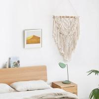 ทอ Hangings ผนัง Boho พรมผนังด้วยพู่ที่ทันสมัยทอ Macrame ตกแต่งผนังสำหรับงานแต่งงานห้องนั่งเล่นเนอสเซอรี่และ