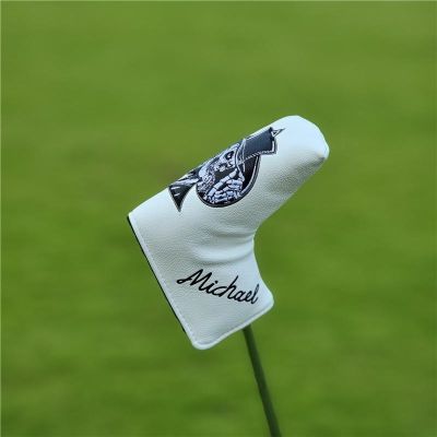▲✌ Cute Animal Puppy Golf Putter Cover Inline Straight L-Shaped Personalised Leather Club Head Protective Cap Cover