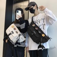 【Ready Stock】 ┅卍 C23 4 Colors Ulzzang Korean Fashion Big Capacity Nylon Waterproof Men Crossbody Pouch Bag Belt Bag Fanny Pack Waist Bag