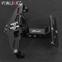 Adjustable CNC Motorcycle Modified Rear License Plate Mount Holder For SUZUKI Bandit 1200 1250/S/F 250 400 650