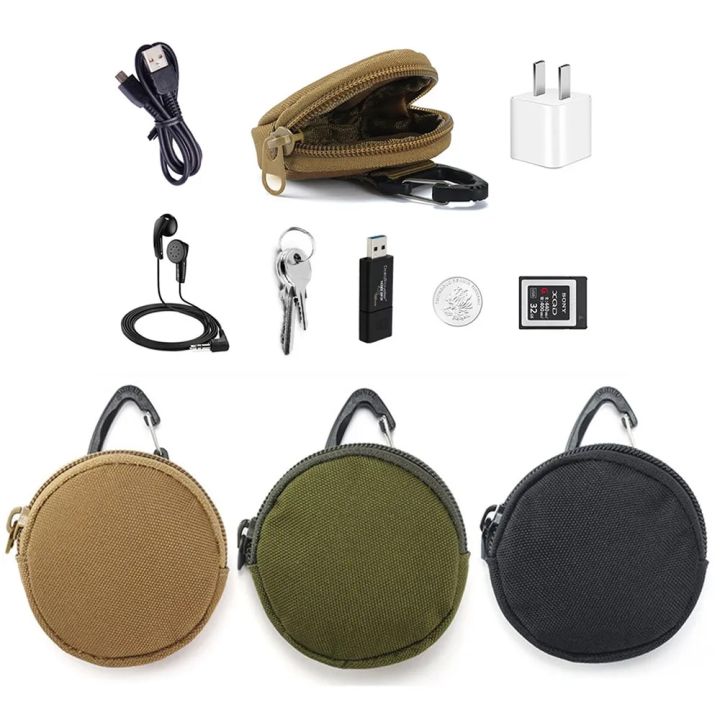 Tactical Army Mini Key Wallets Holder Men Coin Purses Key Holder