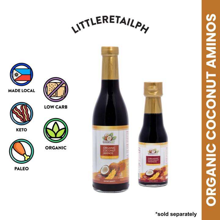 Quezon's Best Coconut Coco Aminos (Soy Sauce/Toyo Substitute) for Keto