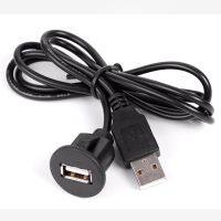 Dashboard Mobil Flush Mount Line USB 2.0 Port Panel Kabel Ekstensi Soket Pria Ke Wanita Adaptor Plastik Sangat Baik