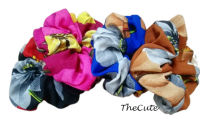 Thecute ::โดนัดรัดผม  หนังยางรัดผม Scrunchies Hair accessories Elastic hair tie