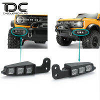 DJ 110 Built-in Spotlight Lamp Bar Lights TRAXXAS TRX4 Bronco Front Body Bumper Light Wire RC Car Upgrade Accessories Parts