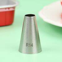 ✻⊙✵ 1Pc Stainless Steel Round Mouth Piping Nozzle Cake Icing Cream Decorating Tools Reusable Nozzle Baking Tools