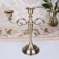 Metal Holder Candlestick Romantic 3/5-Arm Candle Dinner Holiday Wedding Decor