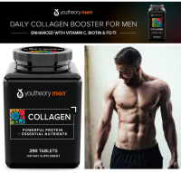 Youtheory Mens Collagen Advanced Formula 290 Tab.คอลลาเจนสำหรับผู้ชาย มี อย.