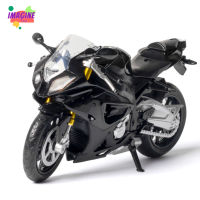 ลองนึกภาพโมเดลรถจักรยานยนต์ S1000RR 1:12จำลองของเล่นรถจักรยานยนต์แบบออฟโรดสำหรับเด็กผู้ชาย【cod】